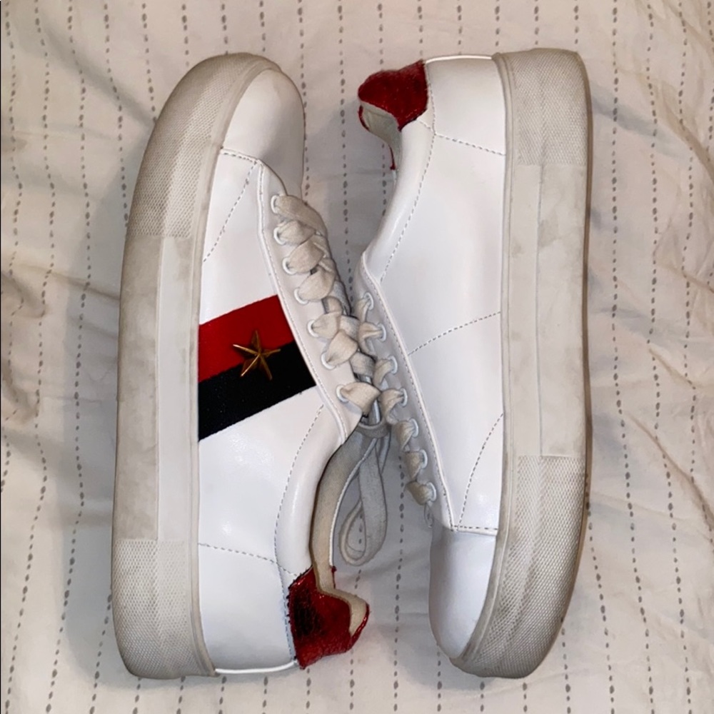 Steve Madden White Sneakers